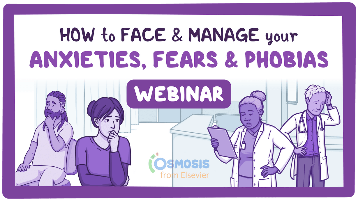 Event thumbnail for the How to Face and Manage Your Anxieties, Fears, and Phobias webinar