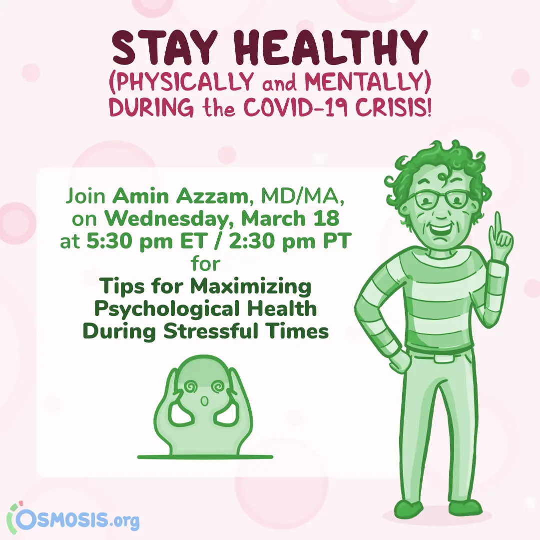 Event thumbnail for the Tips for Maximizing Psychological Health During Stressful Times webinar