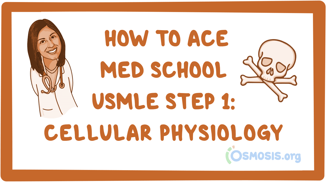 Event thumbnail for the How to Ace Med School and the USMLE: Cellular Physiology webinar