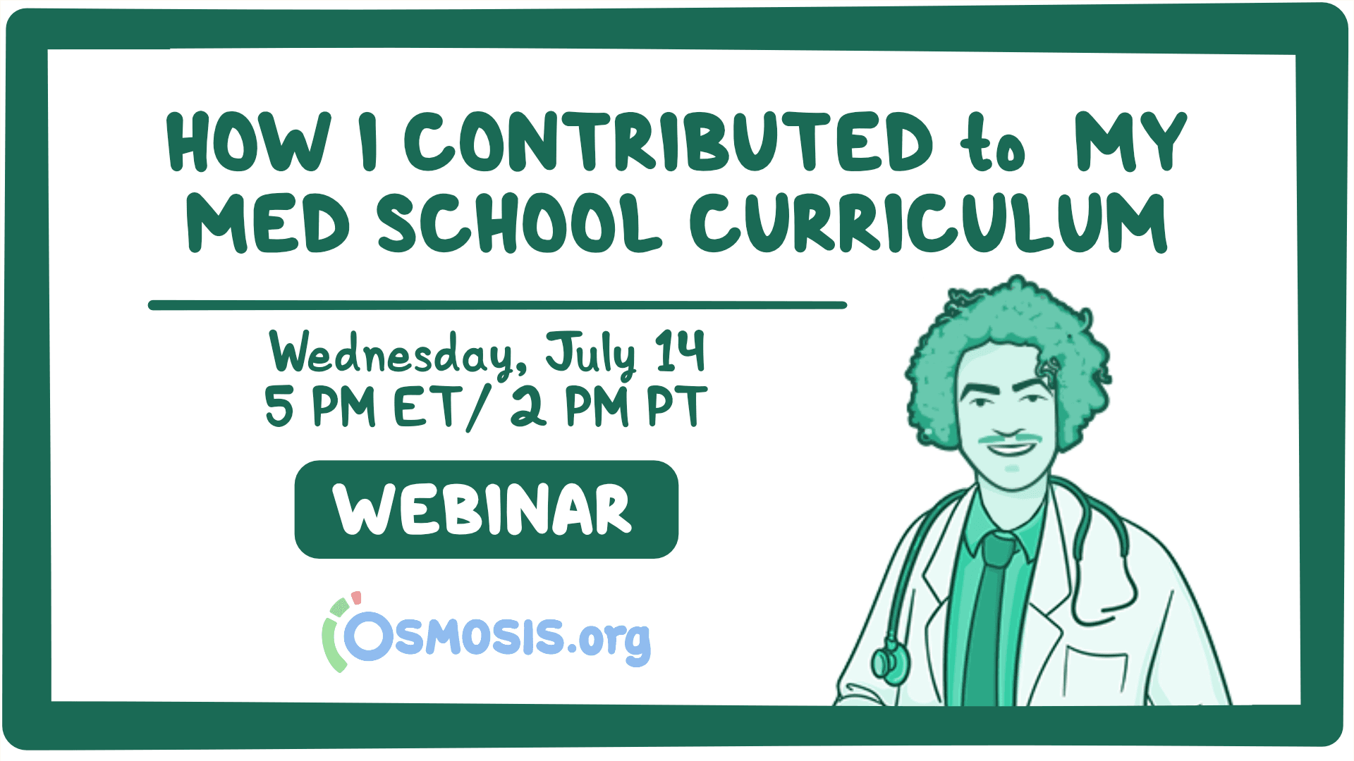 Event thumbnail for the How I contributed to My Med School Curriculum: An Intro to the Human Gut Microbiome webinar