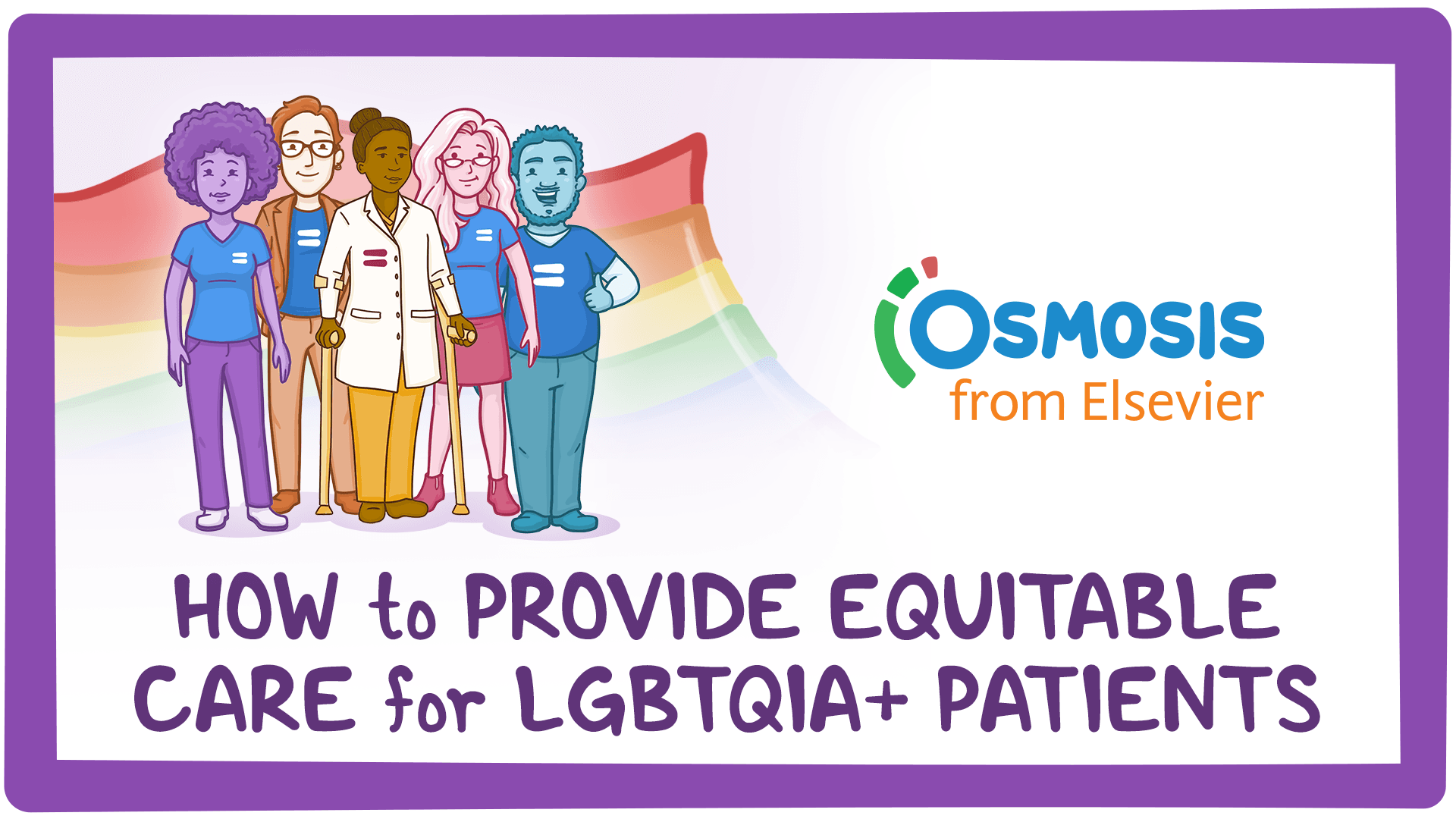 Event thumbnail for the How to Provide Equitable Care for LGBTQIA+ Patients webinar