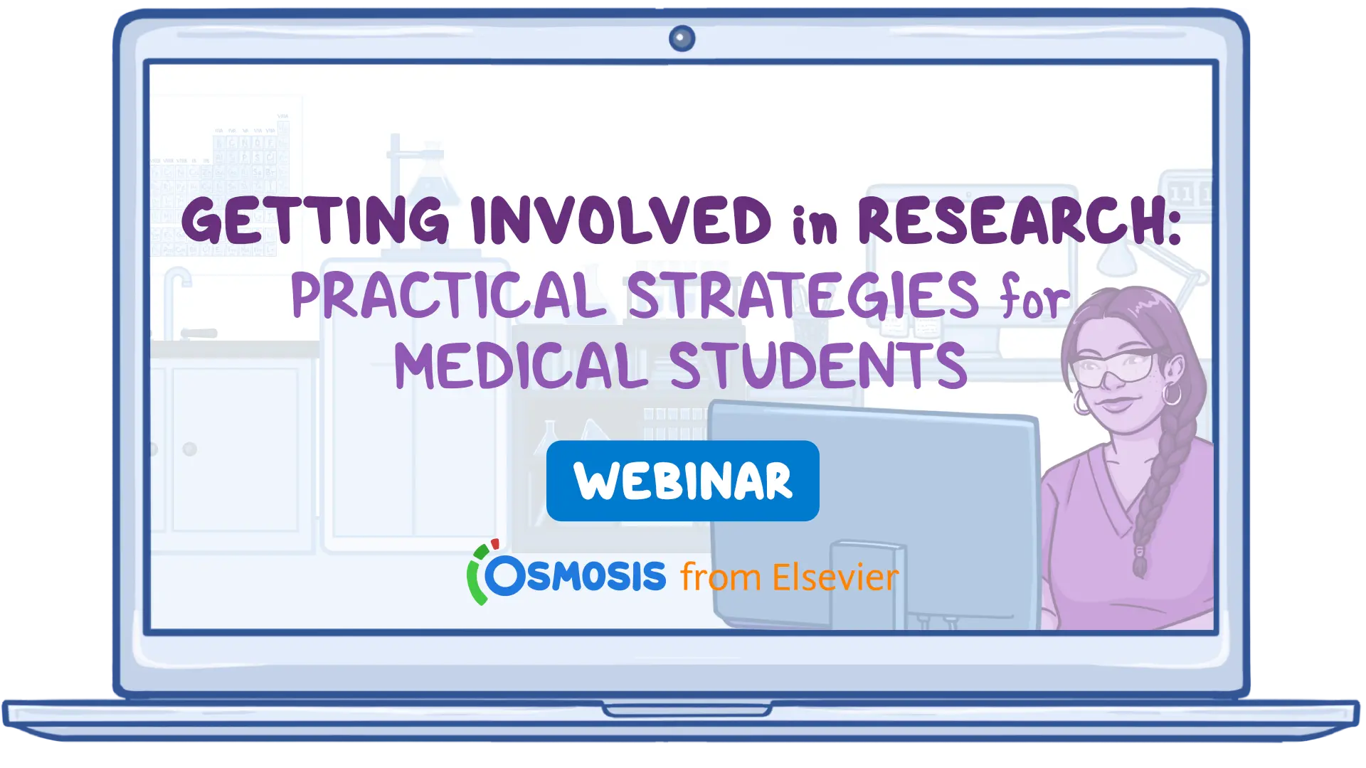 Event thumbnail for the Getting Involved in Research: Practical Strategies for Medical Students webinar