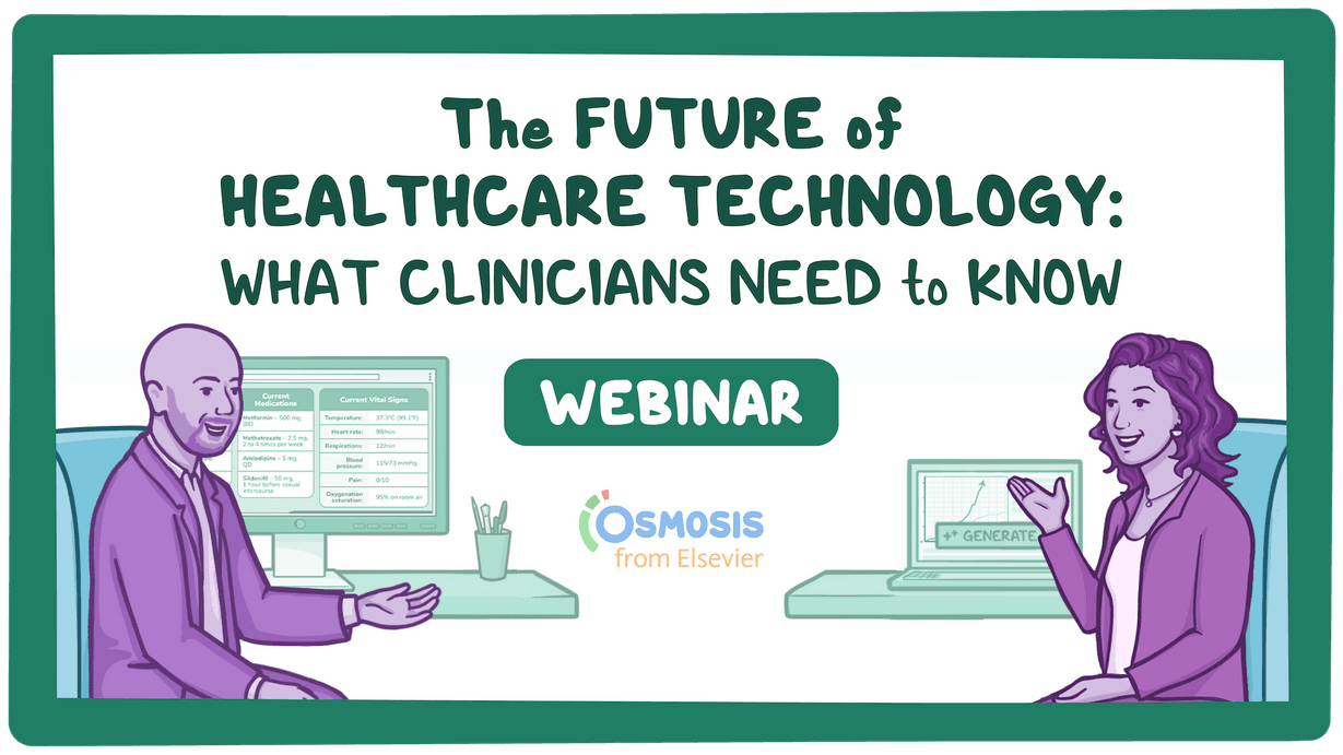 Event thumbnail for the The Future of Healthcare Technology: What Clinicians Need to Know webinar